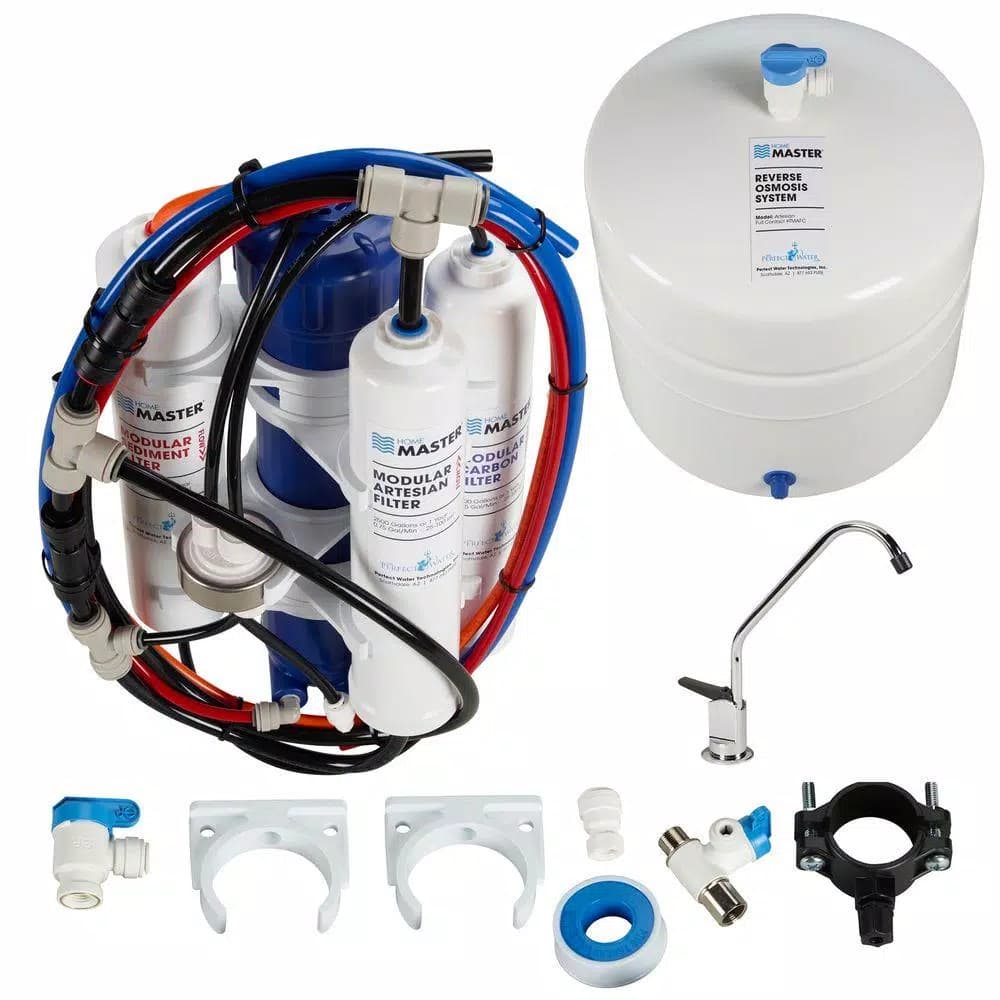 Perfect Water Technologies Home Master Artesian Full Contact Undersink Reverse Osmosis Water Filtration System