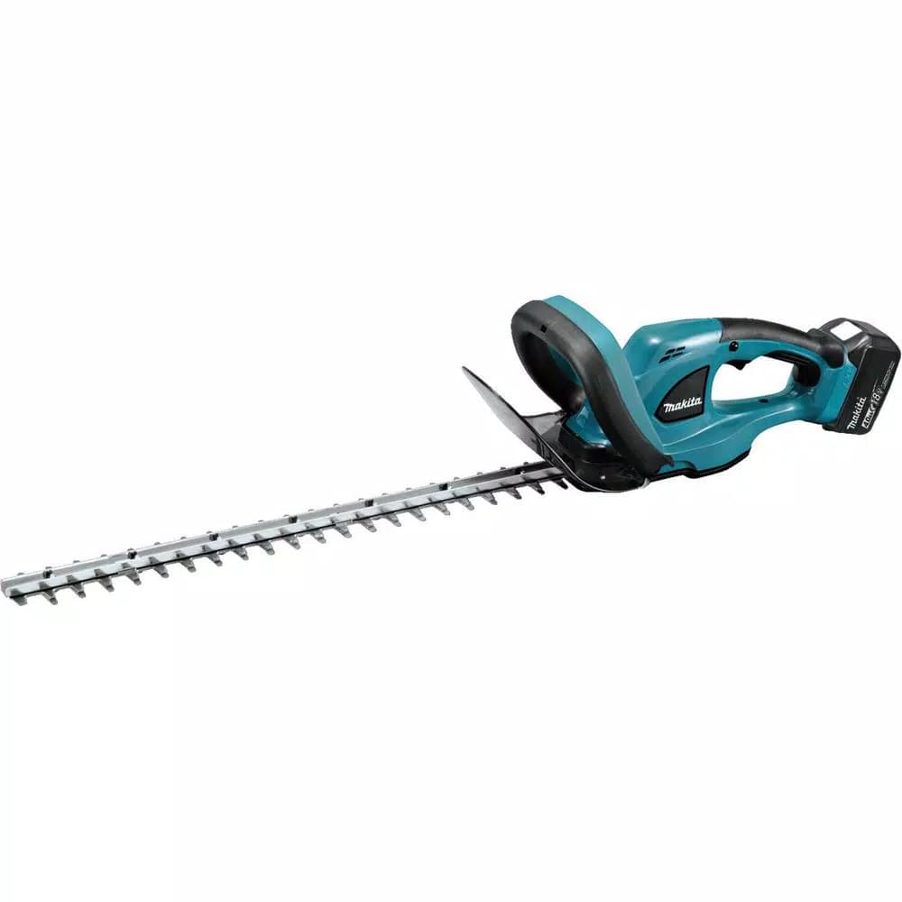 Makita 18V LXT Cordless Hedge Trimmer Kit with 4.0Ah Battery and Charger, 22 in. Blade