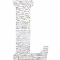 Jeff McWilliams Designs 23 in. Oversized Unfinished Wood Letter (L) - Industrial Style Wall Decor thumbnail 3