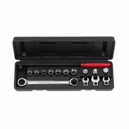 GearWrench 15-Piece Ratcheting Wrench Serpentine Belt Tool and Socket Set thumbnail 2