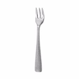 Oneida Jade 18/10 Stainless Steel Cocktail Forks, Diamond Inspired Textured Design, Set of 12 thumbnail 1