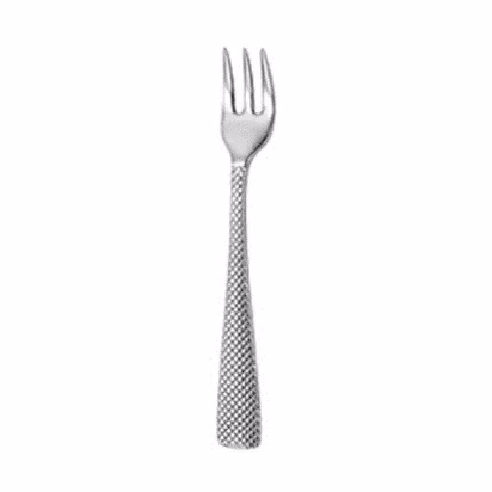 Oneida Jade 18/10 Stainless Steel Cocktail Forks, Diamond Inspired Textured Design, Set of 12