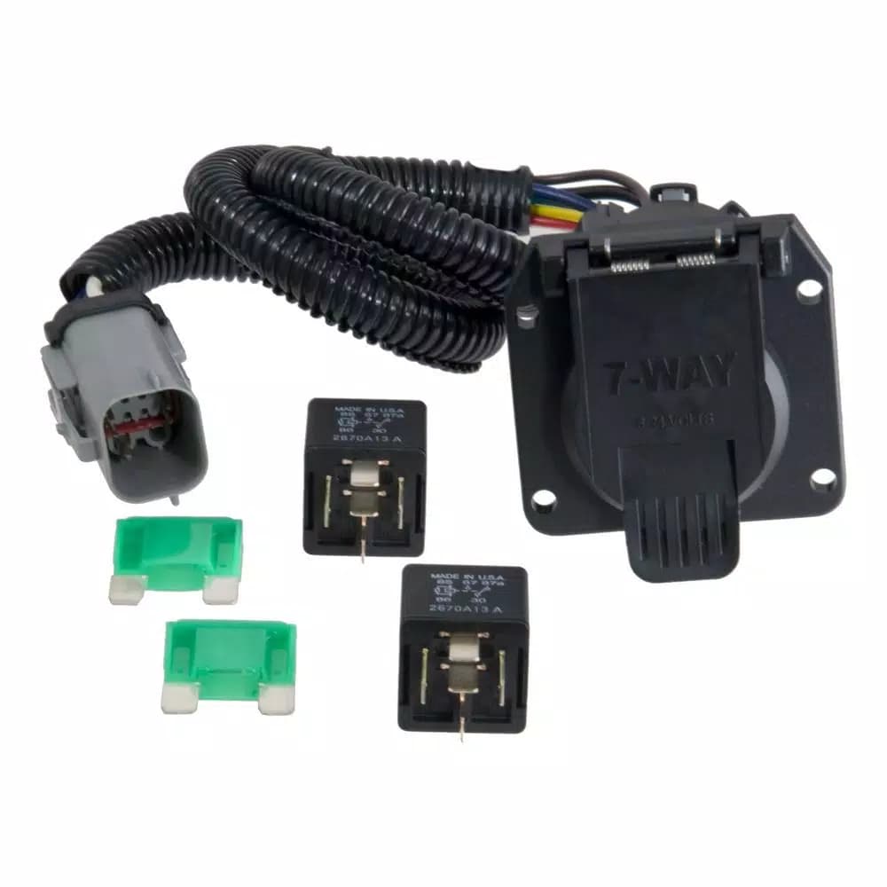 CURT Custom 7-Way RV Blade Trailer Wiring Harness for Ford F250 F350 F450 F550
