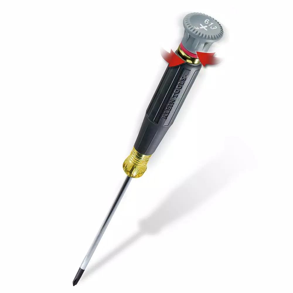 Klein Tools 4-Piece Precision Electronics Screwdriver Set with Cushion Grip Handles
