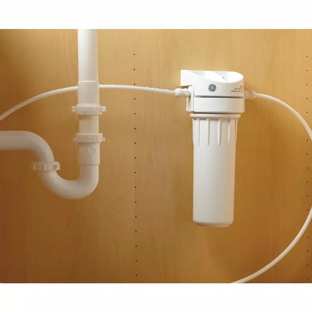 GE Single Stage Under-Counter Water Filtration System, Carbon Spun-Fiber