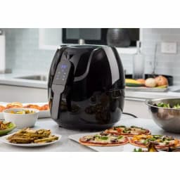 Modernhome 5.8 Qt. Digital Air Fryer, 1700W Family-Sized Air Fryer with Recipe Book, Black thumbnail 8