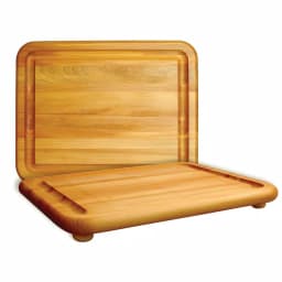 Catskill Craftsmen Jumbo Carver Hardwood Cutting Board with Feet thumbnail 2