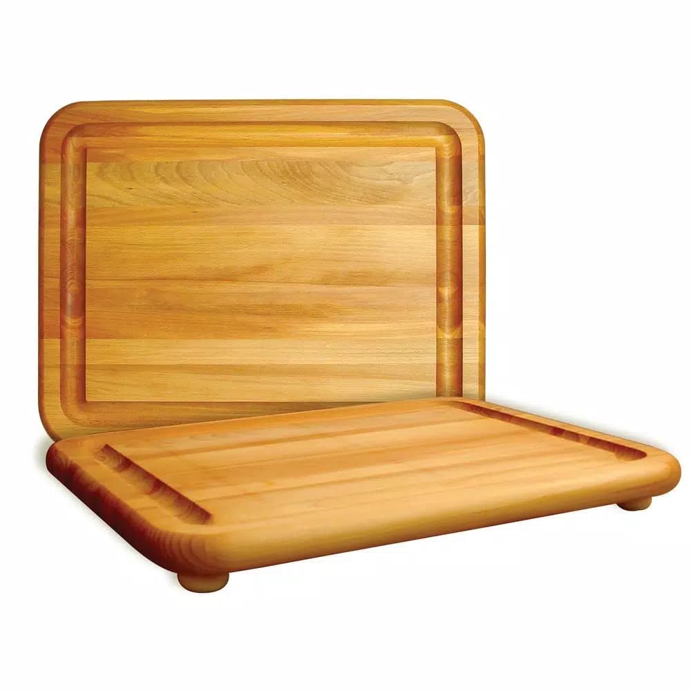Catskill Craftsmen Jumbo Carver Hardwood Cutting Board with Feet