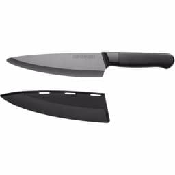 KitchenAid 4-Piece Ceramic Cutlery Set, Stone Grey Blades with Black Handles thumbnail 3