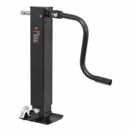 CURT Direct-Weld Square Trailer Jack with Side Handle, 12,000 lbs. Support, 12.5 in. Travel thumbnail 2