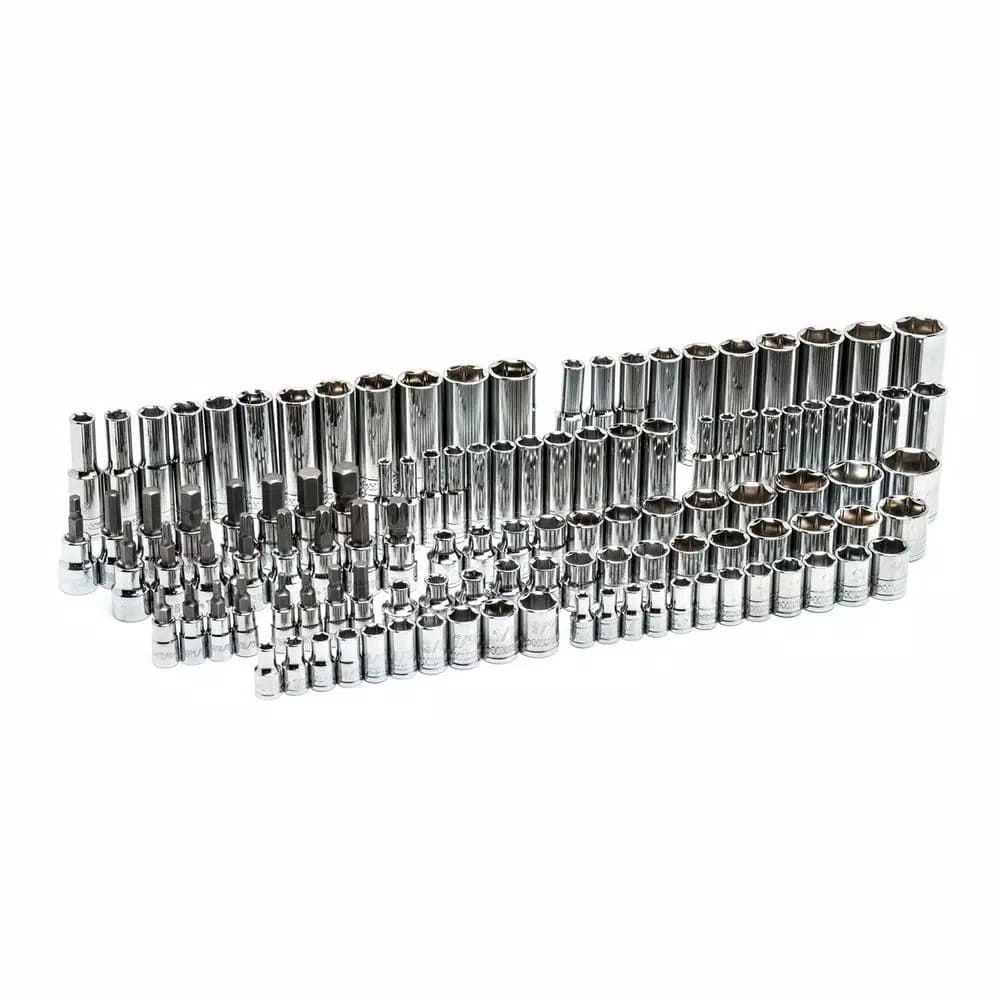 Husky 125-Piece Mechanics Tool Set with 144-Position 1/4 in. and 3/8 in. Drive Ratchets