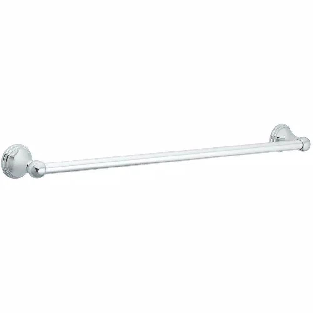 MOEN Preston 24 in. Single Towel Bar in Chrome