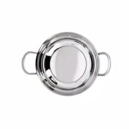 Unbranded 0.50 qt. Stainless Steel Balti Pan with Easy-Grip Handles thumbnail 4
