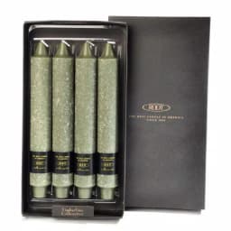 ROOT CANDLES A.I. Root 9 in. Timberline Collenette Dark Olive Taper Dinner Candles, Box of 4 thumbnail 1