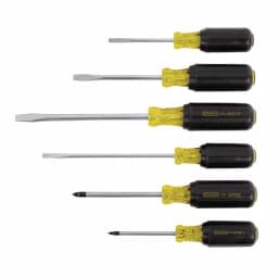 Stanley 6-Piece Screwdriver Set with Alloy-Steel Blades thumbnail 1
