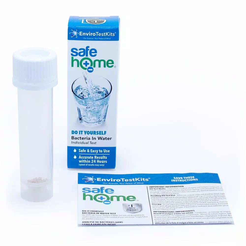 Safe Home DIY Bacteria in Water Test Kit - Total Coliform & E. coli