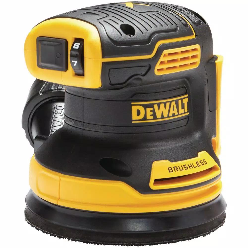 DEWALT 20V MAX XR Brushless 1/4 Sheet & 5 in. Random Orbital Sander Combo Kit with 5.0 Ah Battery