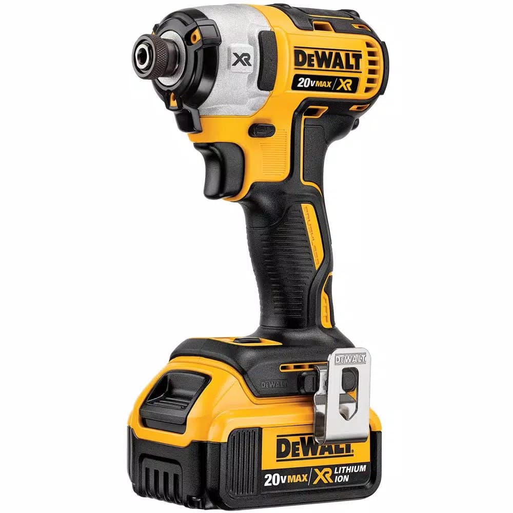 DEWALT 20V MAX XR Brushless 1/4 in. 3-Speed Impact Driver Kit with 142-Piece Mechanics Tool Set
