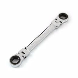 TEKTON 16 mm x 18 mm Flex-Head Ratcheting Box End Wrench thumbnail 1