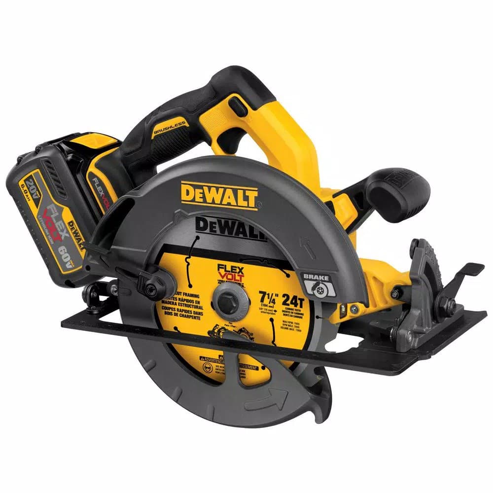 DEWALT FLEXVOLT 60V MAX 7-1/4 in. Brushless Cordless Circular Saw Kit