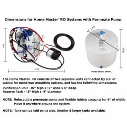 Home Master Ultra Reverse Osmosis System with Permeate Pump and UV Sterilization thumbnail 7