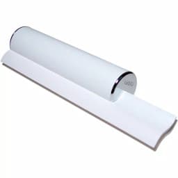 Cler'et Cleret Elite Dual Bladed Shower Squeegee with Chrome Trim - White thumbnail 1