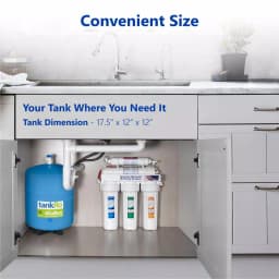 Express Water tankRO 6 Gallon Reverse Osmosis Water Filtration Expansion Storage Pressure Tank thumbnail 2