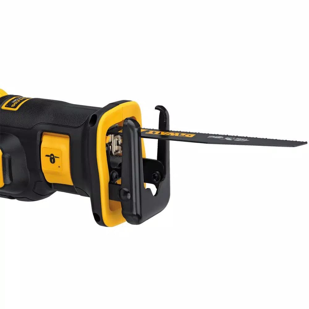 DEWALT 20V MAX XR Cordless Brushless Compact Reciprocating Saw Kit with 5.0 Ah Battery and Charger