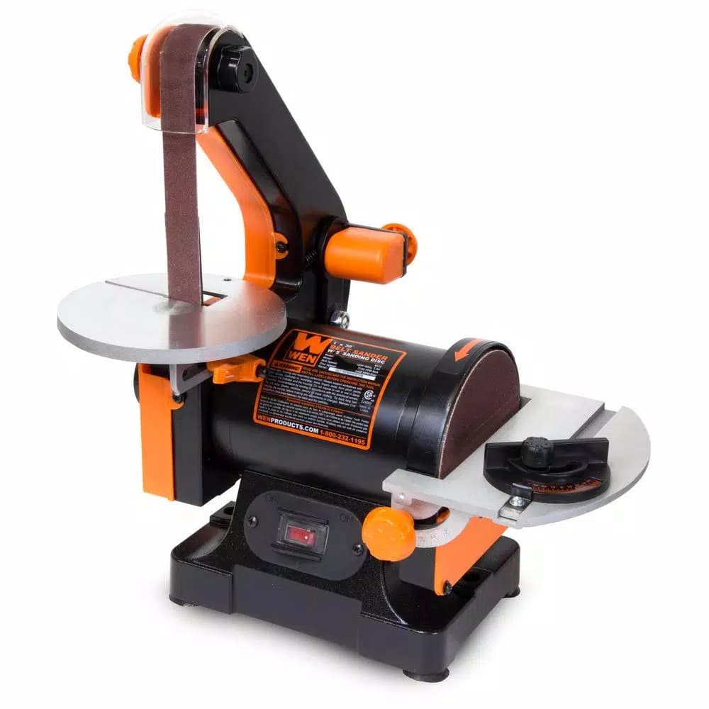 WEN 1 in. x 30 in. Belt Sander with 5 in. Disc Sander, 2.3 Amp, 120V
