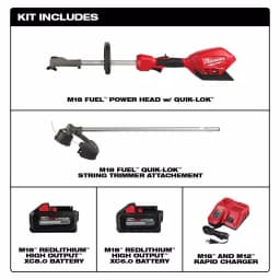 Milwaukee M18 FUEL 18V Brushless Cordless String Trimmer Kit with QUIK-LOK, 8Ah Battery & Charger thumbnail 2