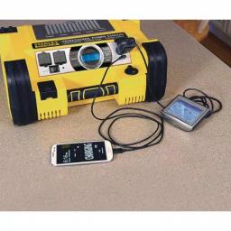 Stanley PPRH7DS Professional Power Station: 1400 Peak Amp Jump Starter, 500W Inverter & 120 PSI Air Compressor thumbnail 3