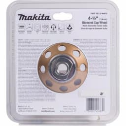 Makita 4-1/2 in. Turbo 8-Segment Diamond Cup Wheel, Anti-Vibration thumbnail 7