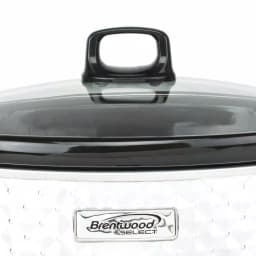 Brentwood Appliances SC-157W 7 Qt. Pearl Slow Cooker with Tempered Glass Lid thumbnail 3