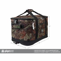 GigaTent Bushwick Collapsible Soft Cooler, 48-Can/30-Bottle Capacity with Bottle Opener, Camo thumbnail 2