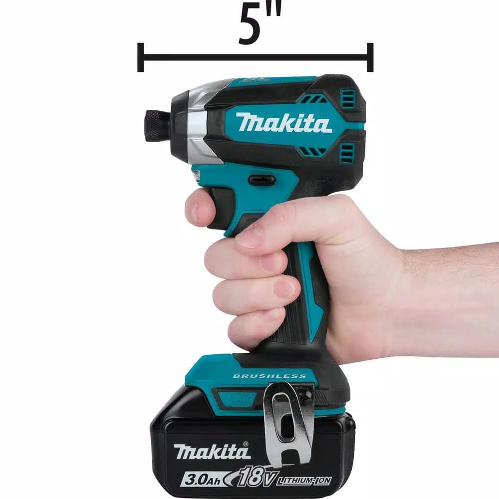 Makita 18V LXT Brushless Cordless Impact Driver Kit (3.0Ah) with 35-Piece Impact XPS Bit Set