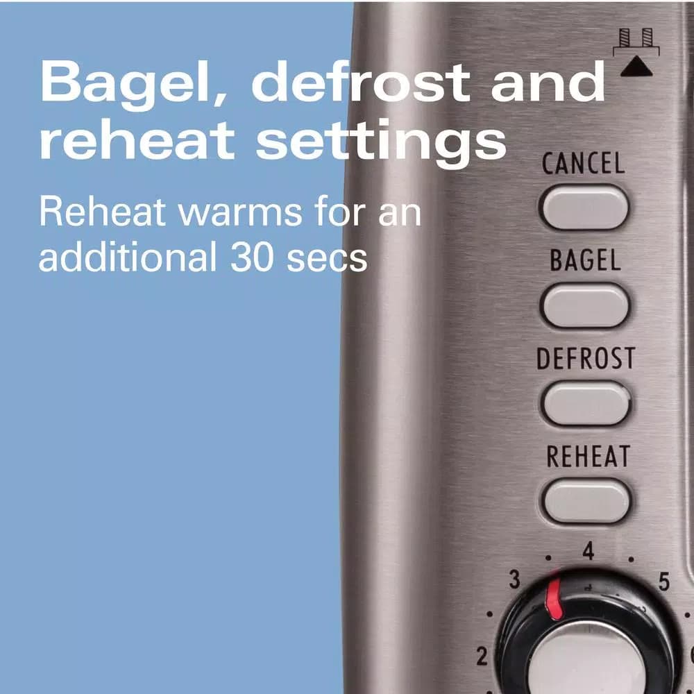 Hamilton Beach Professional 2-Slice Stainless Steel Wide Slot Toaster