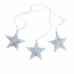 Northlight 2 ft. 3-Light White Cascading Snowfall Star LED Christmas Lights thumbnail 2