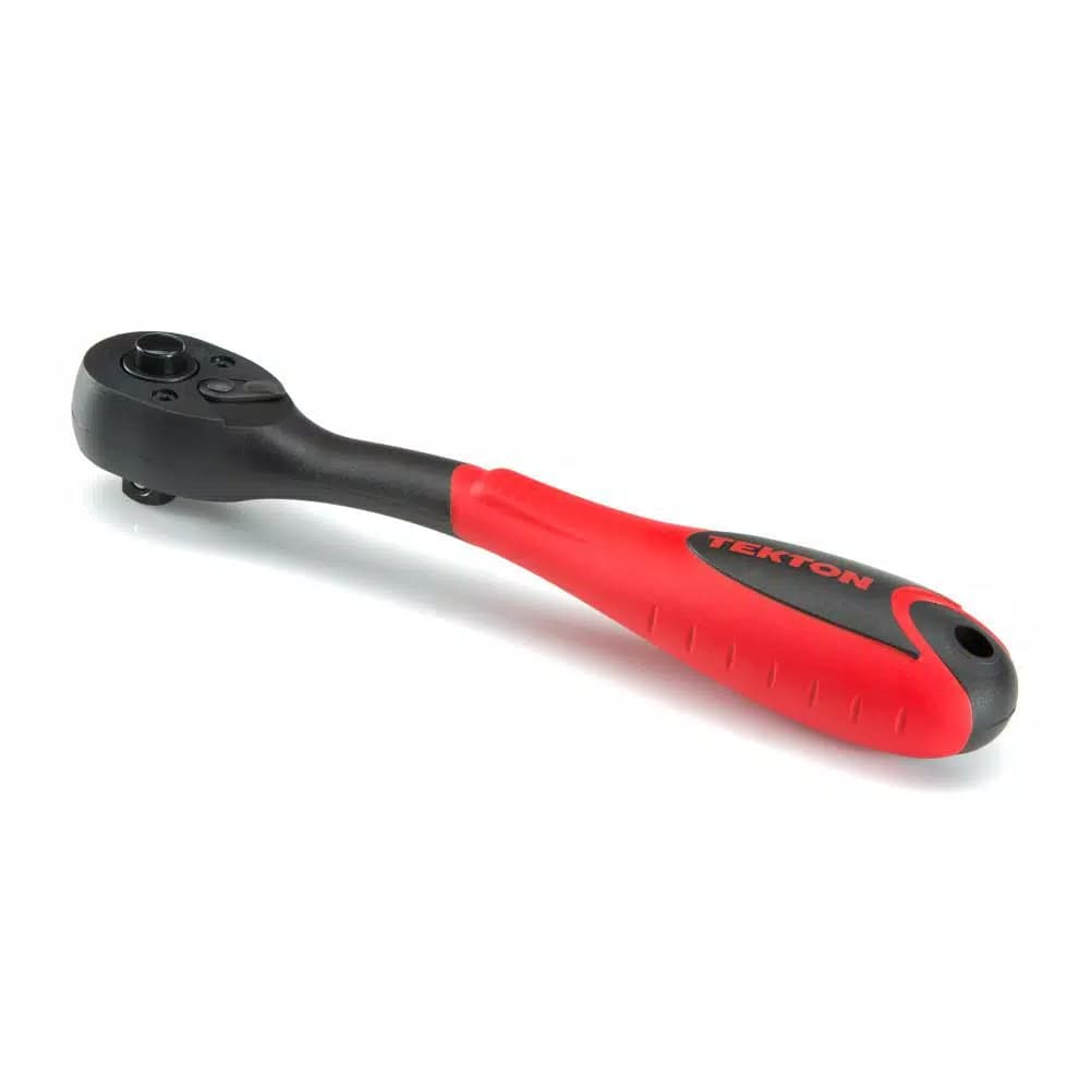 TEKTON 3/8 in. Drive 7 in. Composite Ratchet, 72-Tooth Oval Head
