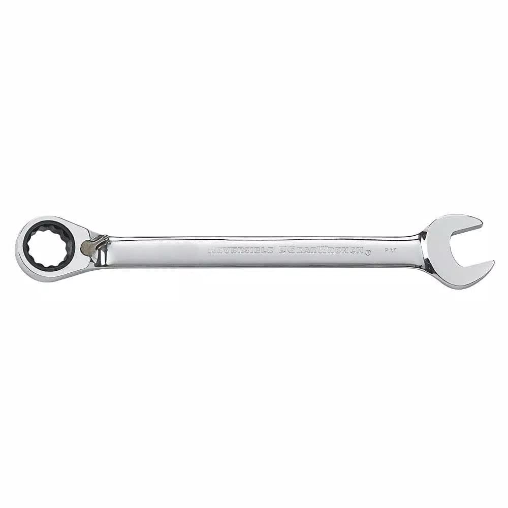 GEARWRENCH 9 mm Reversible Combination Ratcheting Wrench, 12-Point Metric Steel