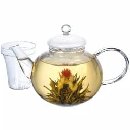 GROSCHE Monaco 42 oz. Borosilicate Glass Loose Leaf Teapot with Infuser thumbnail 2