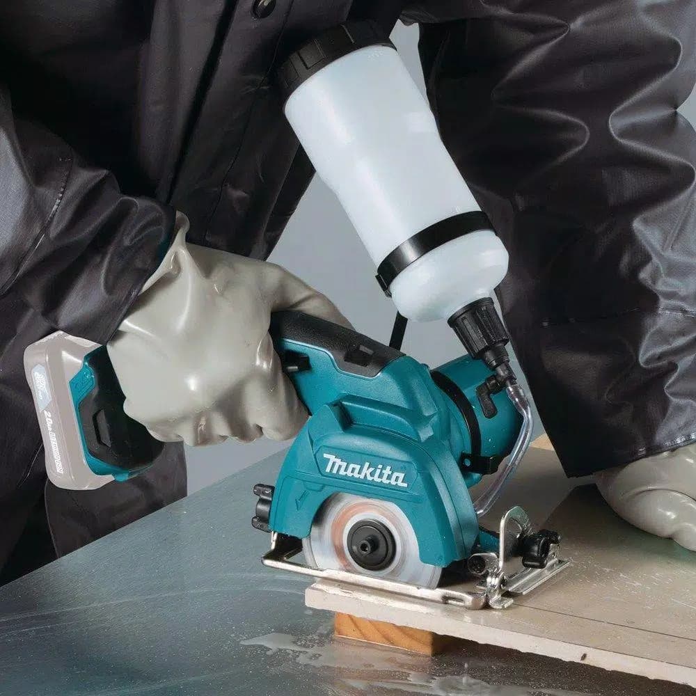 Makita 12V MAX CXT Cordless 3-3/8 in. Tile and Glass Saw, Tool Only