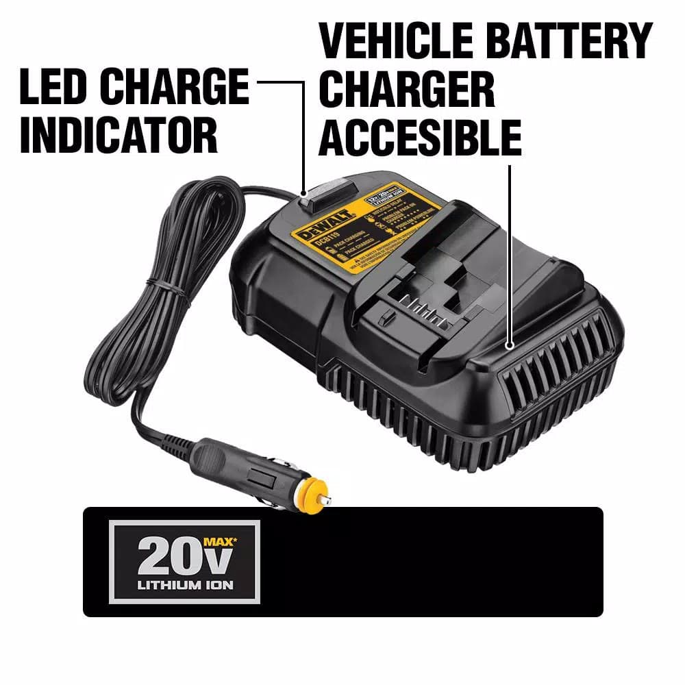 DEWALT DCB119 12V MAX & 20V MAX Lithium-Ion Vehicle Battery Charger