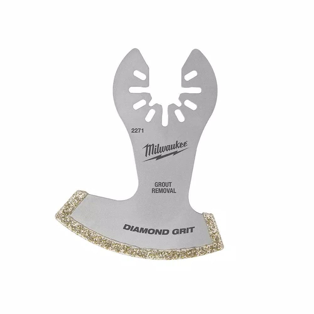 Milwaukee 2-1/2 in. Diamond Grit Segment Boot Oscillating Multi-Tool Blade, Universal Fit