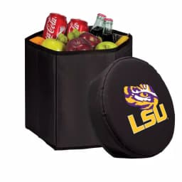 Picnic Time LSU Tigers 12 Qt. Bongo Collapsible Soft-Side Cooler - Black thumbnail 1