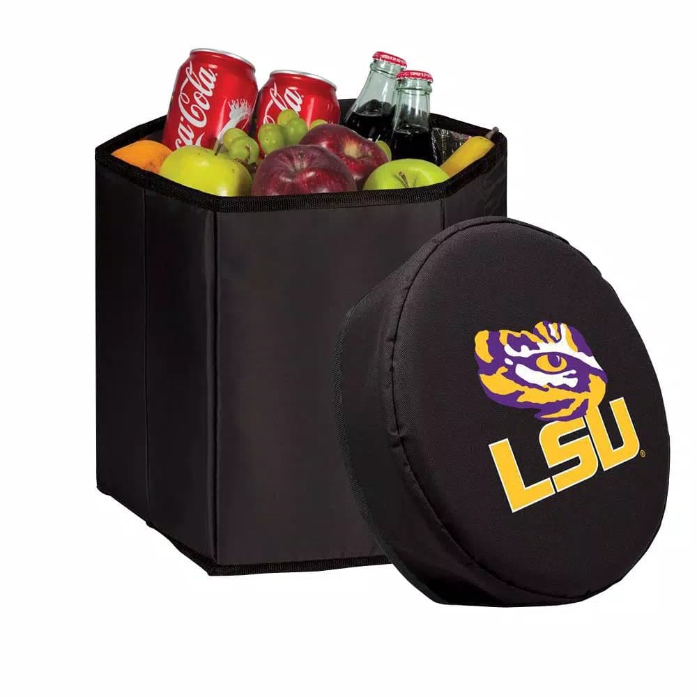 Picnic Time LSU Tigers 12 Qt. Bongo Collapsible Soft-Side Cooler - Black