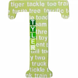 Jeff McWilliams Designs 23 in. Oversized Unfinished Wood Letter T - Industrial Style Wall Decor thumbnail 3