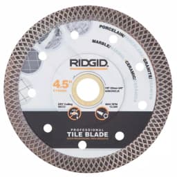 RIDGID 4.5 in. Turbo-Mesh Diamond Continuous Rim Blade for Tile thumbnail 2