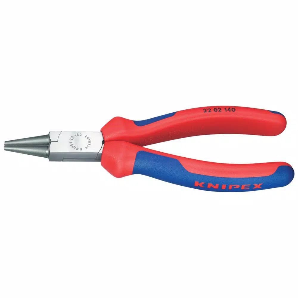 KNIPEX 7-1/4 in. Round Nose Pliers with Comfort Grip