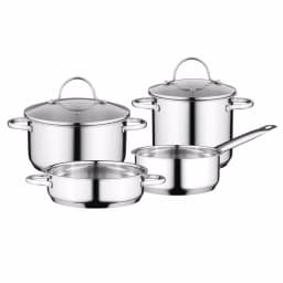 BergHOFF Essentials Comfort 6-Piece Stainless Steel Cookware Set, Induction Safe, 18/10 Steel thumbnail 1