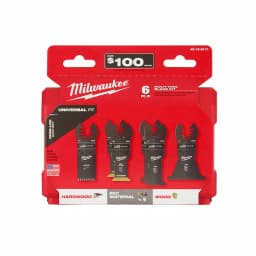 Milwaukee OPEN-LOK 6-Piece Universal Fit Oscillating Multi-Tool Blade Kit thumbnail 9
